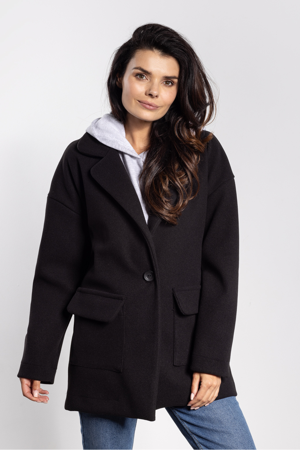 Kurtka Damska Model A751 Black - awama218965 - Czarny