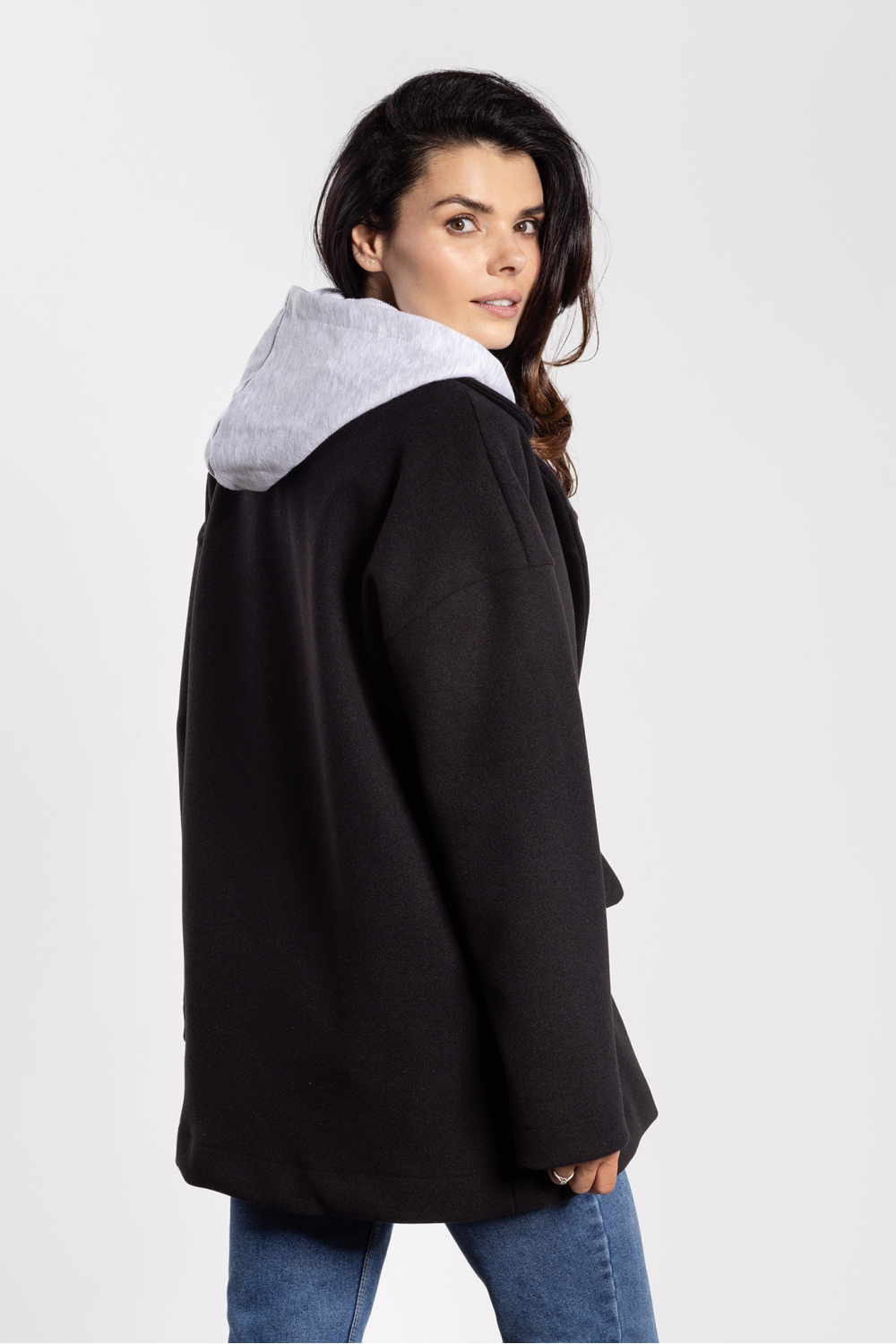 Kurtka Damska Model A751 Black - awama218965 - Czarny - obrazek 3