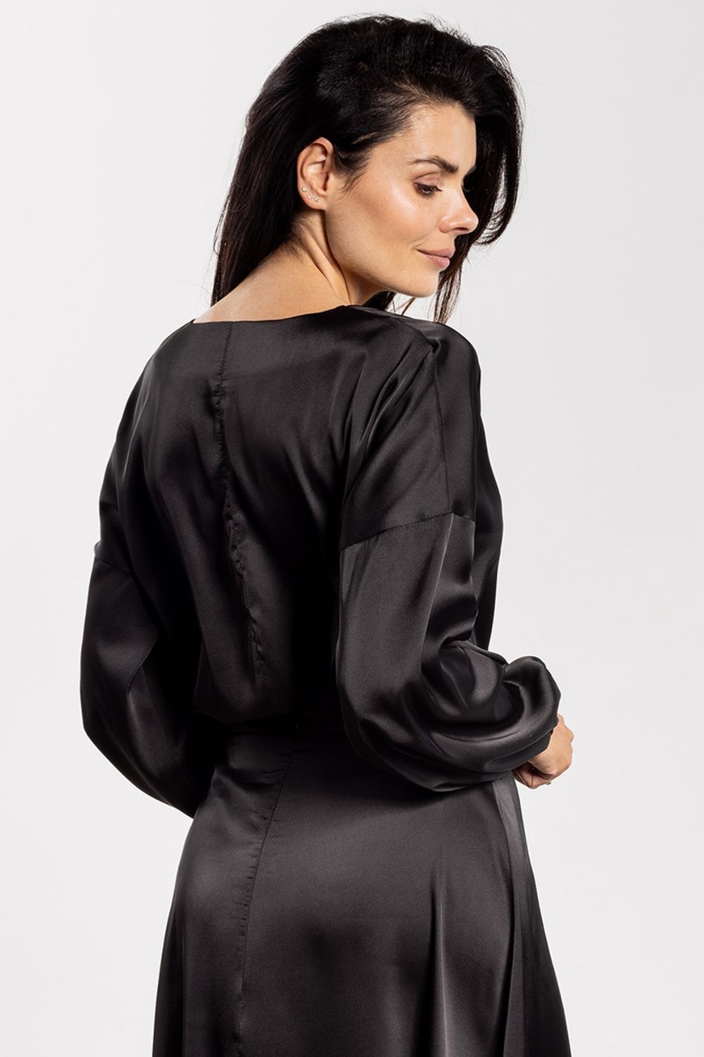 Bluzka Model A740 Black - awama219000 - Czarny - obrazek 3