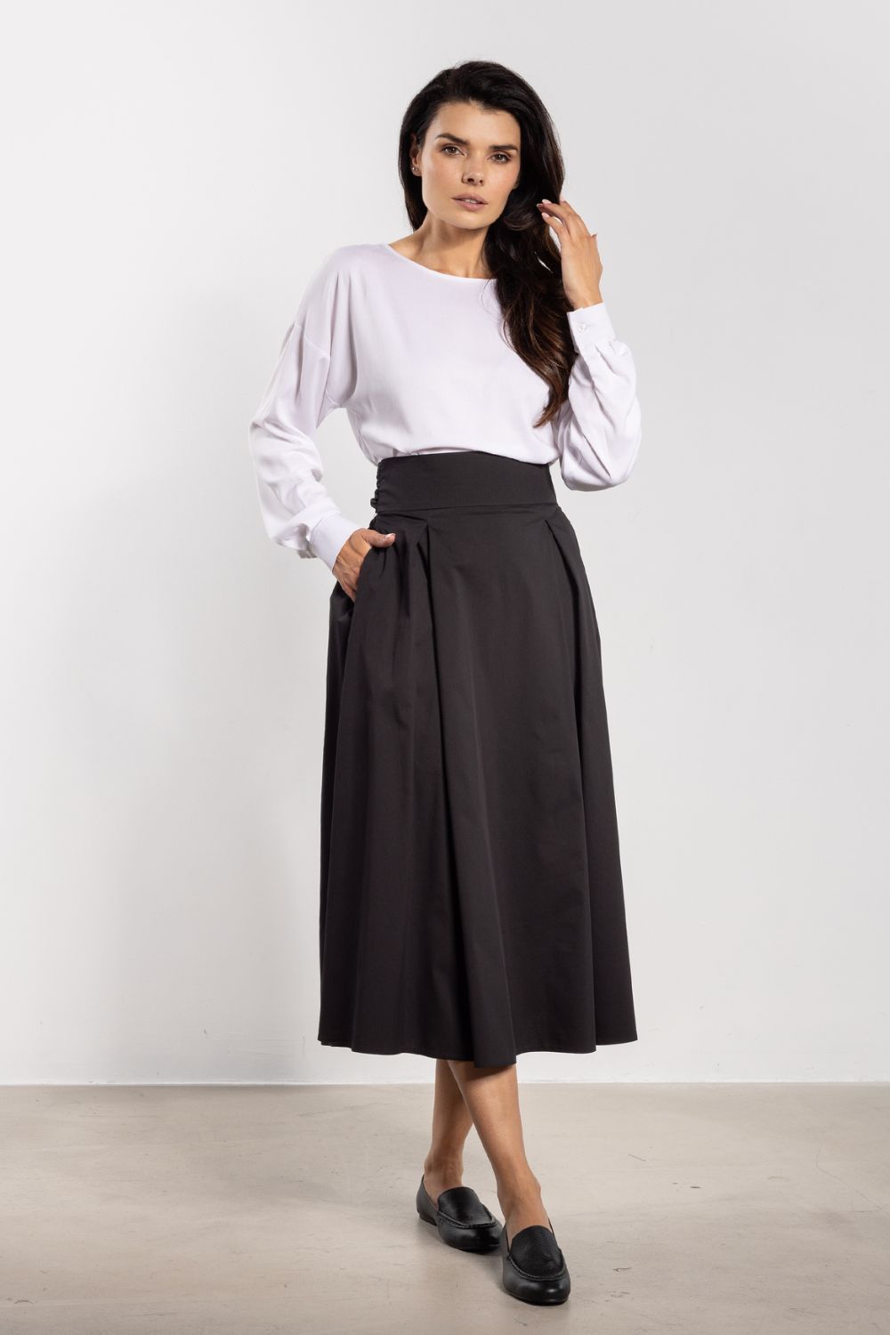 Spódnica Model A738 Black - awama219007 - Czarny - obrazek 2