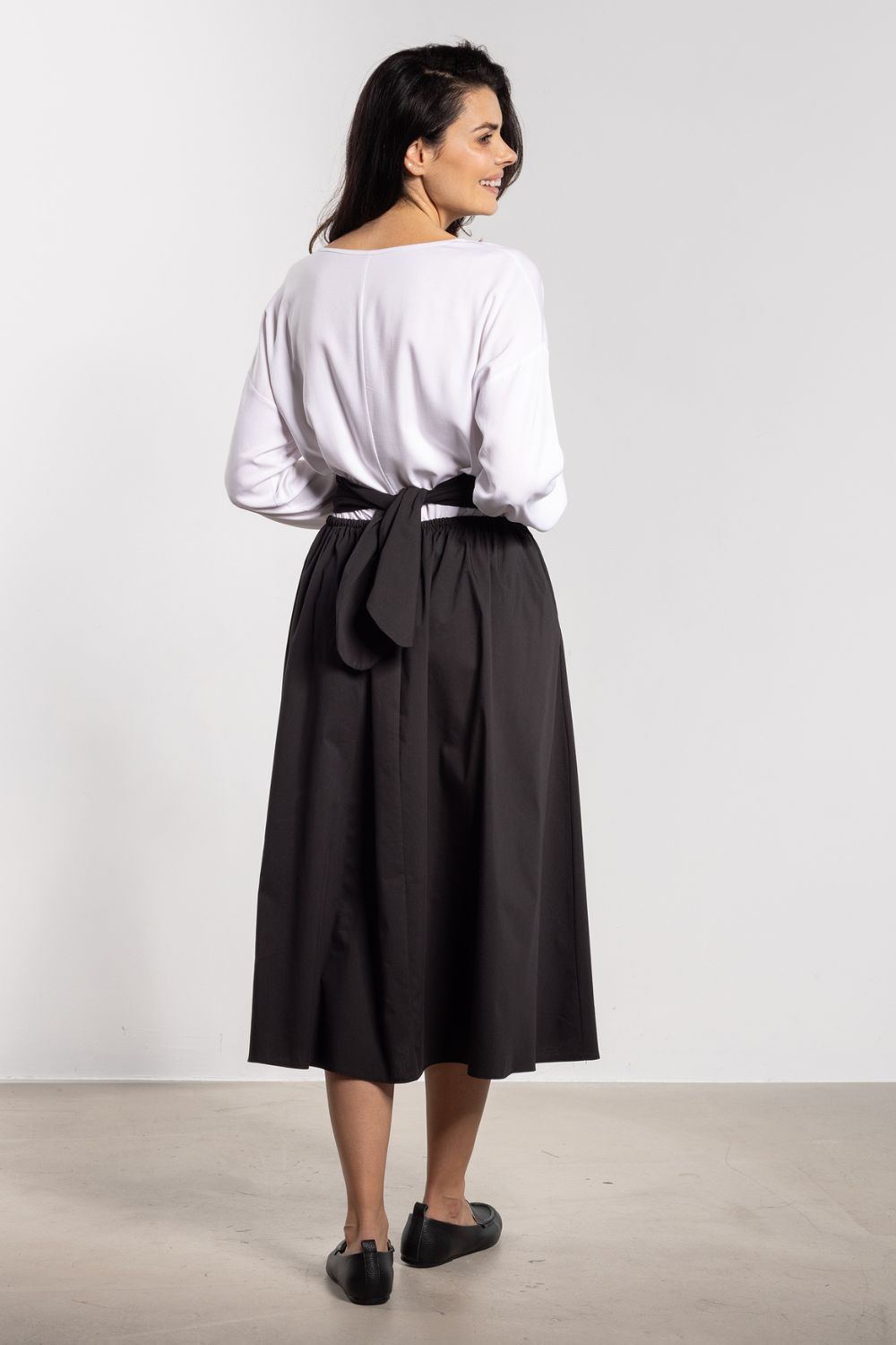 Spódnica Model A738 Black - awama219007 - Czarny - obrazek 3