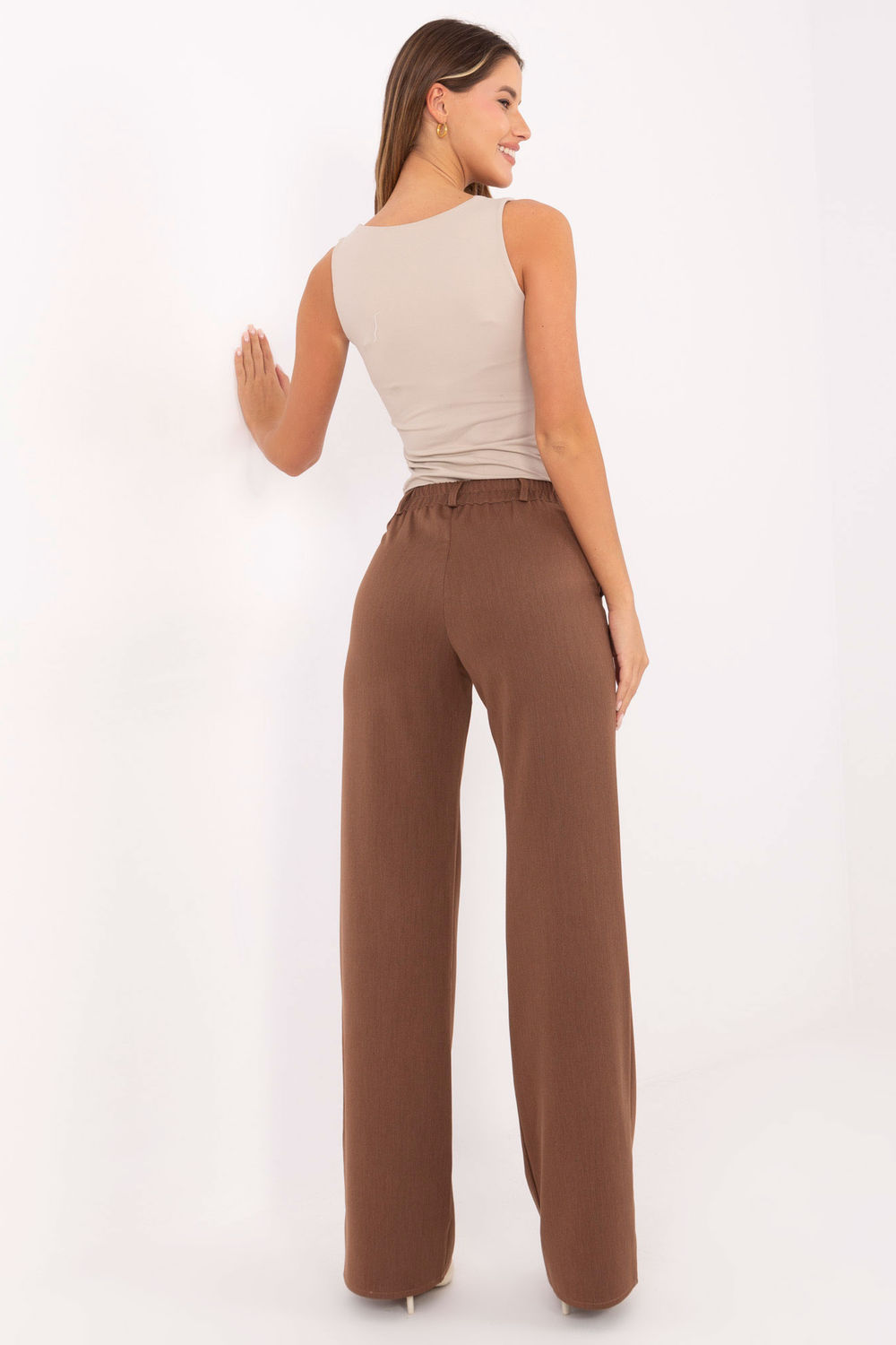 Spodnie Damskie Model LK-SP-510012.01 Brown - Lakerta219088 - Brązowy - obrazek 3
