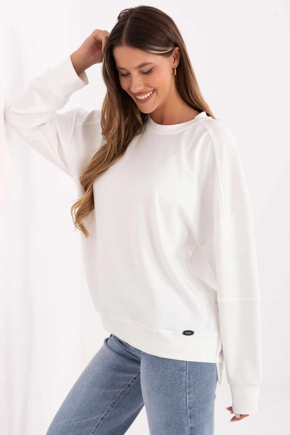 Bluza Damska Model RV-BZ-A906.59 Ecru - Relevance219431 - Beżowy - obrazek 2