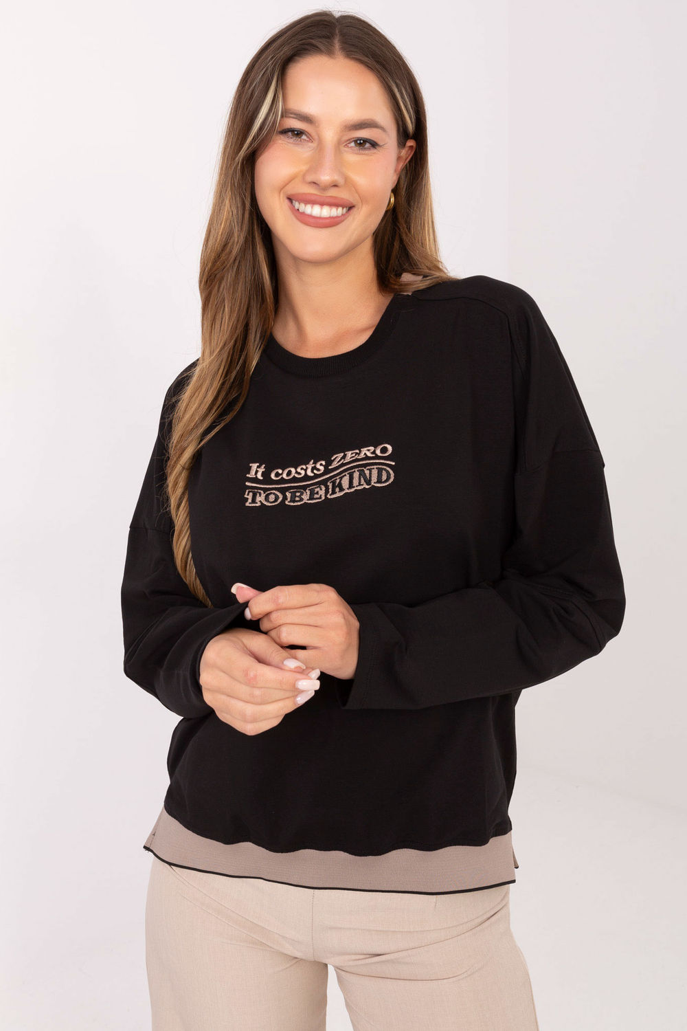 Bluza Damska Model RV-BZ-A907.08P Black - Relevance219441 - Czarny