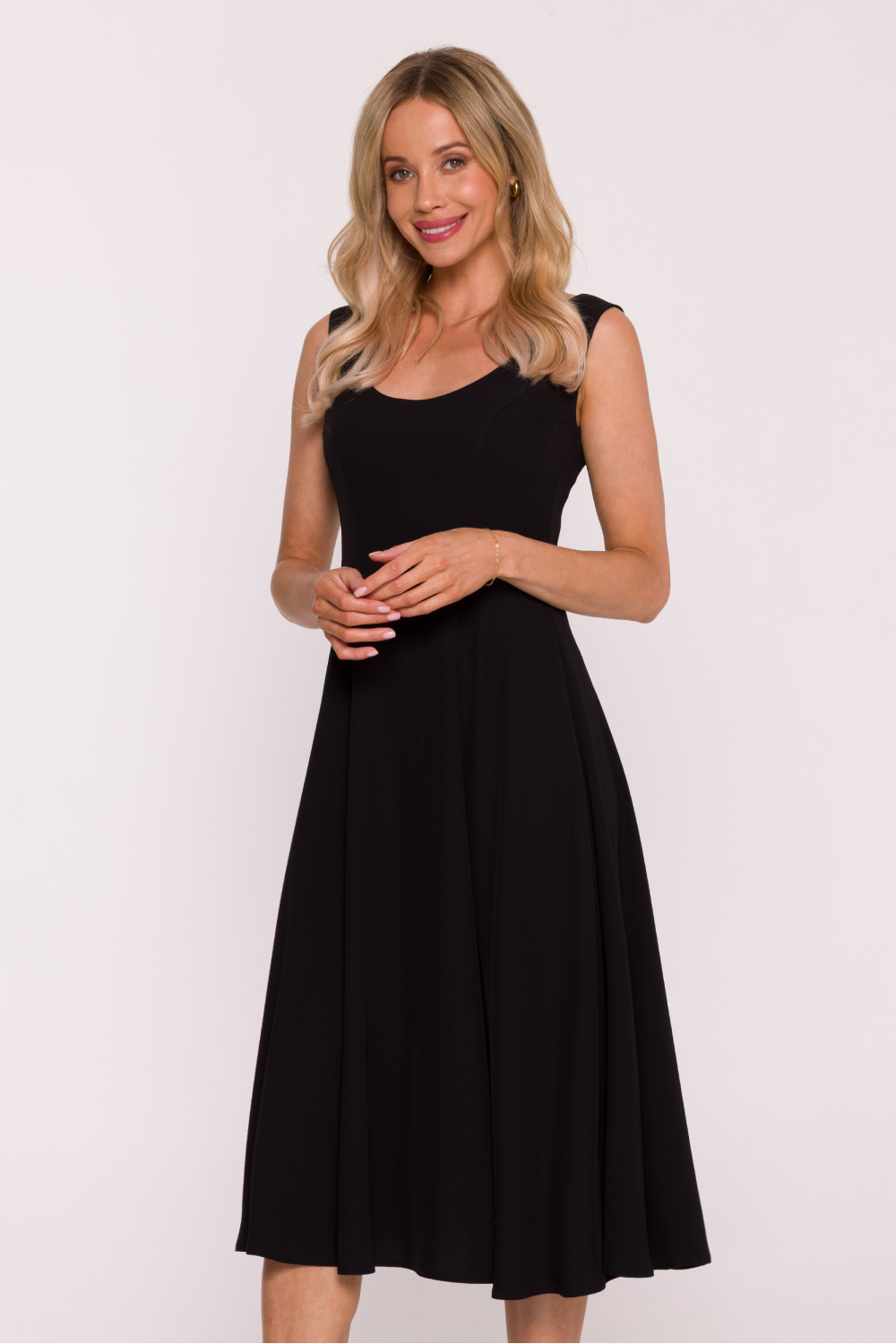 Sukienka Model S424 Black - Stylove219923 - Czarny