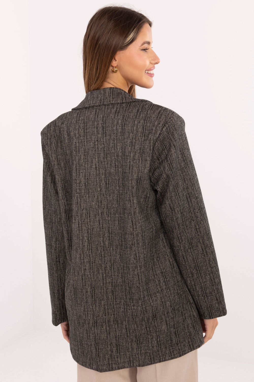 Marynarka Model IT-MA-FL8315.02P Dark Grey - Italy Moda220015 - Szary - obrazek 3