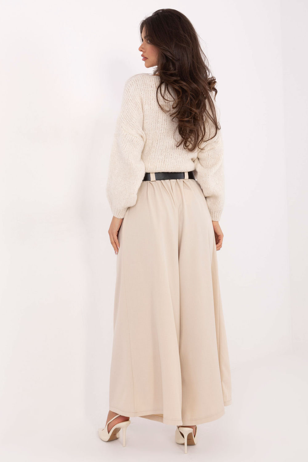 Spodnie Damskie Model IT-SP-19963.09P Light Beige - Italy Moda220023 - Beżowy - obrazek 3