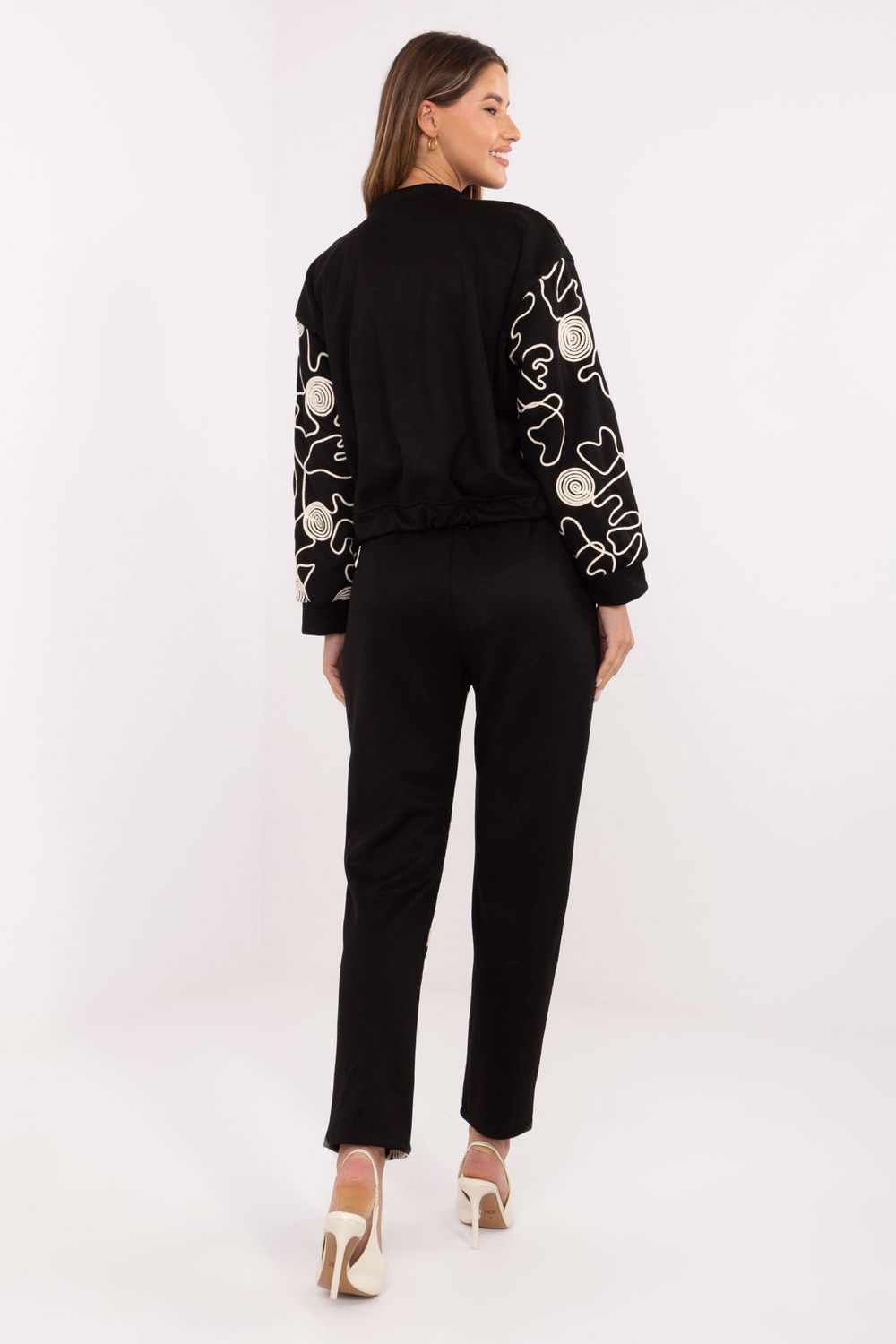 Spodnie Komplet Model IT-KMPL-21736.02P Black - Italy Moda220060 - Czarny - obrazek 3