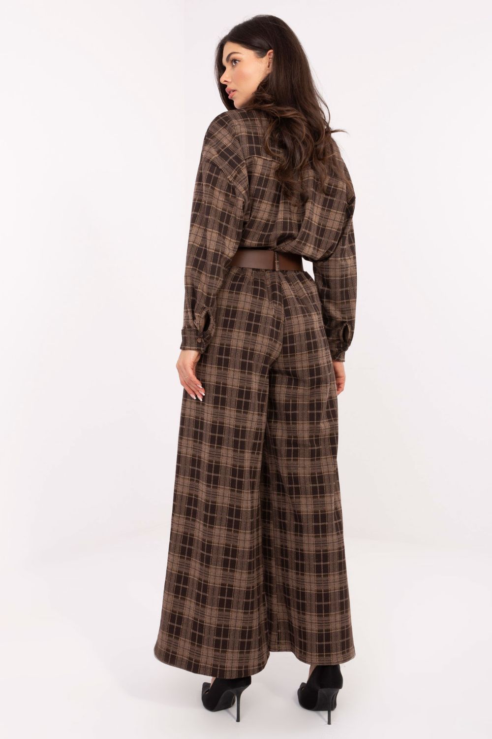Spodnie Damskie Model IT-SP-GT190115.14P Brown - Italy Moda220035 - Brązowy - obrazek 3