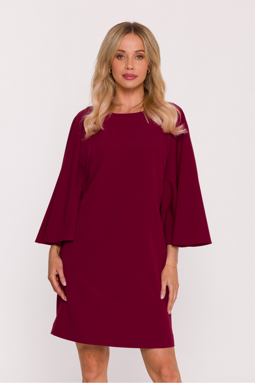 Sukienka Model S426 Bordo - Stylove220104 - Czerwony