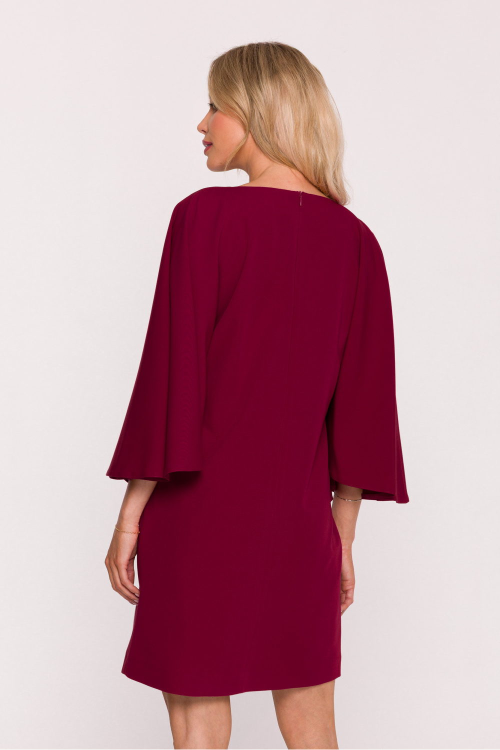 Sukienka Model S426 Bordo - Stylove220104 - Czerwony - obrazek 3