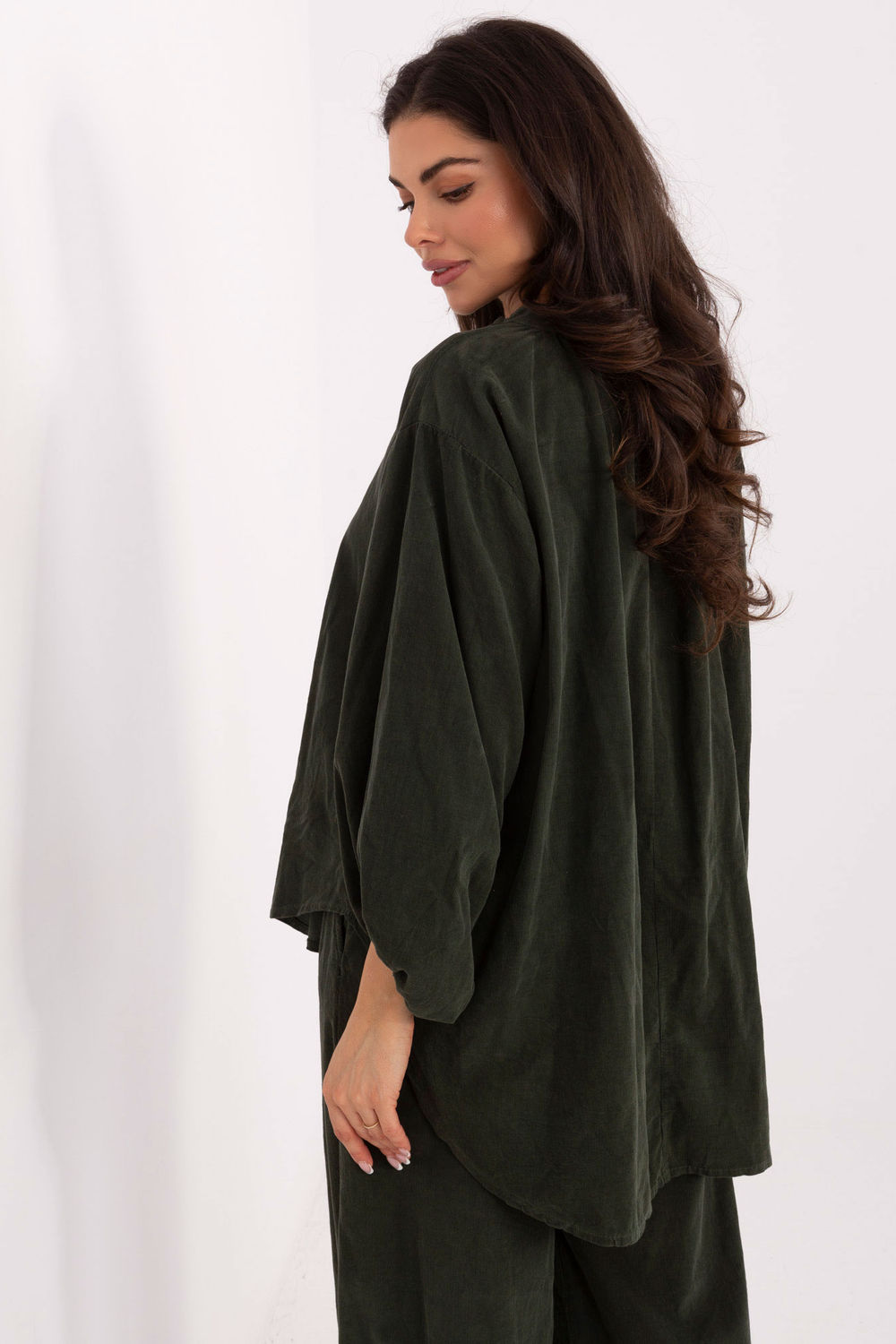 Bluzka Model IT-KS-233607.63 Khaki - Italy Moda220278 - Zielony - obrazek 3