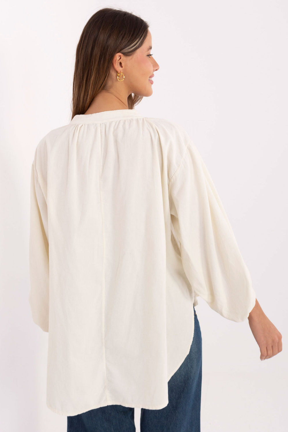 Bluzka Model IT-KS-233607.63 Light Beige - Italy Moda220279 - Beżowy - obrazek 3