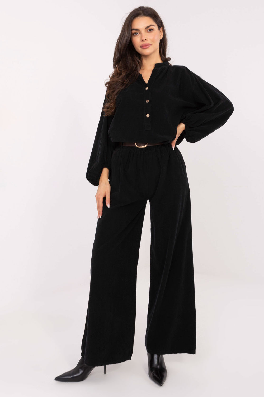 Spodnie Damskie Model IT-SP-25782.73 Black - Italy Moda220280 - Czarny