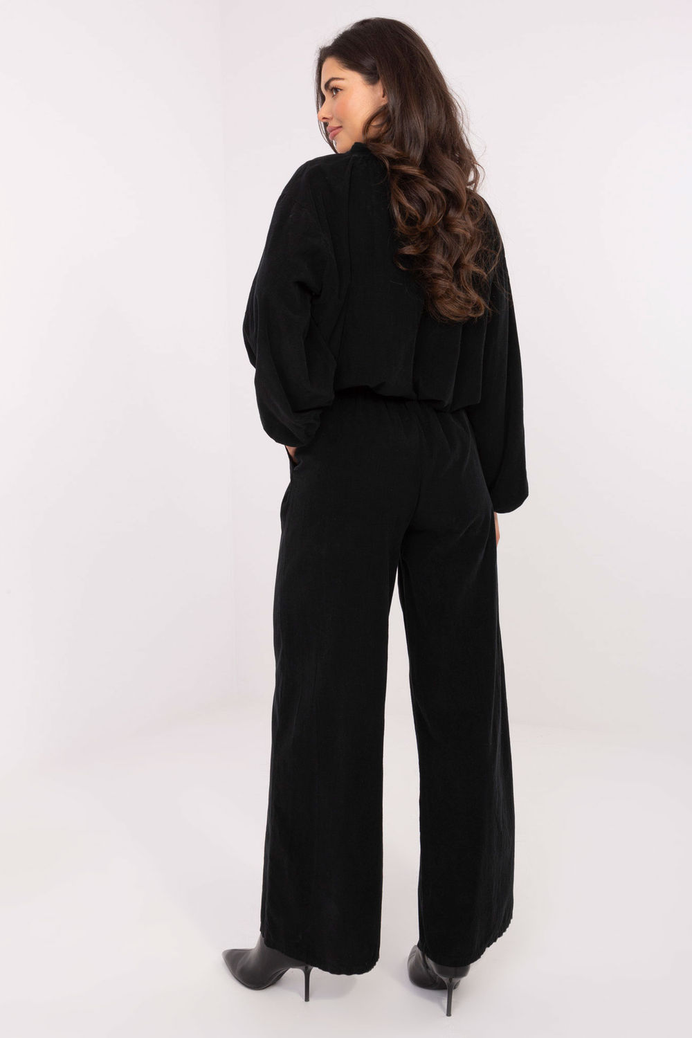 Spodnie Damskie Model IT-SP-25782.73 Black - Italy Moda220280 - Czarny - obrazek 3