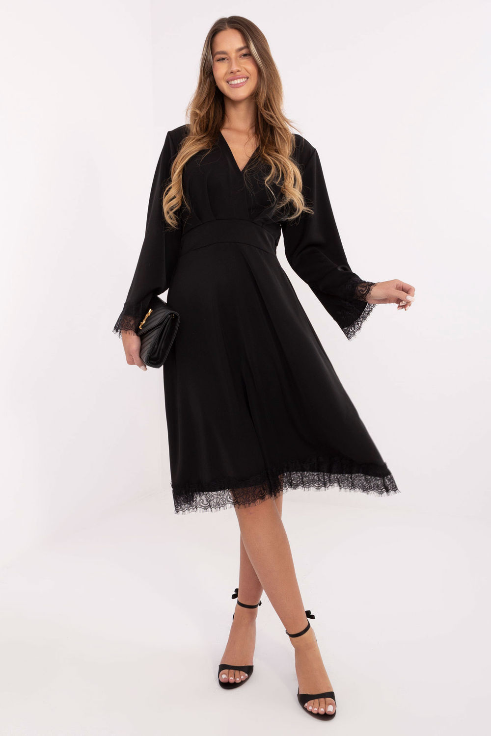 Sukienka Model MI-SK-92477.18P Black - Italy Moda220302 - Czarny