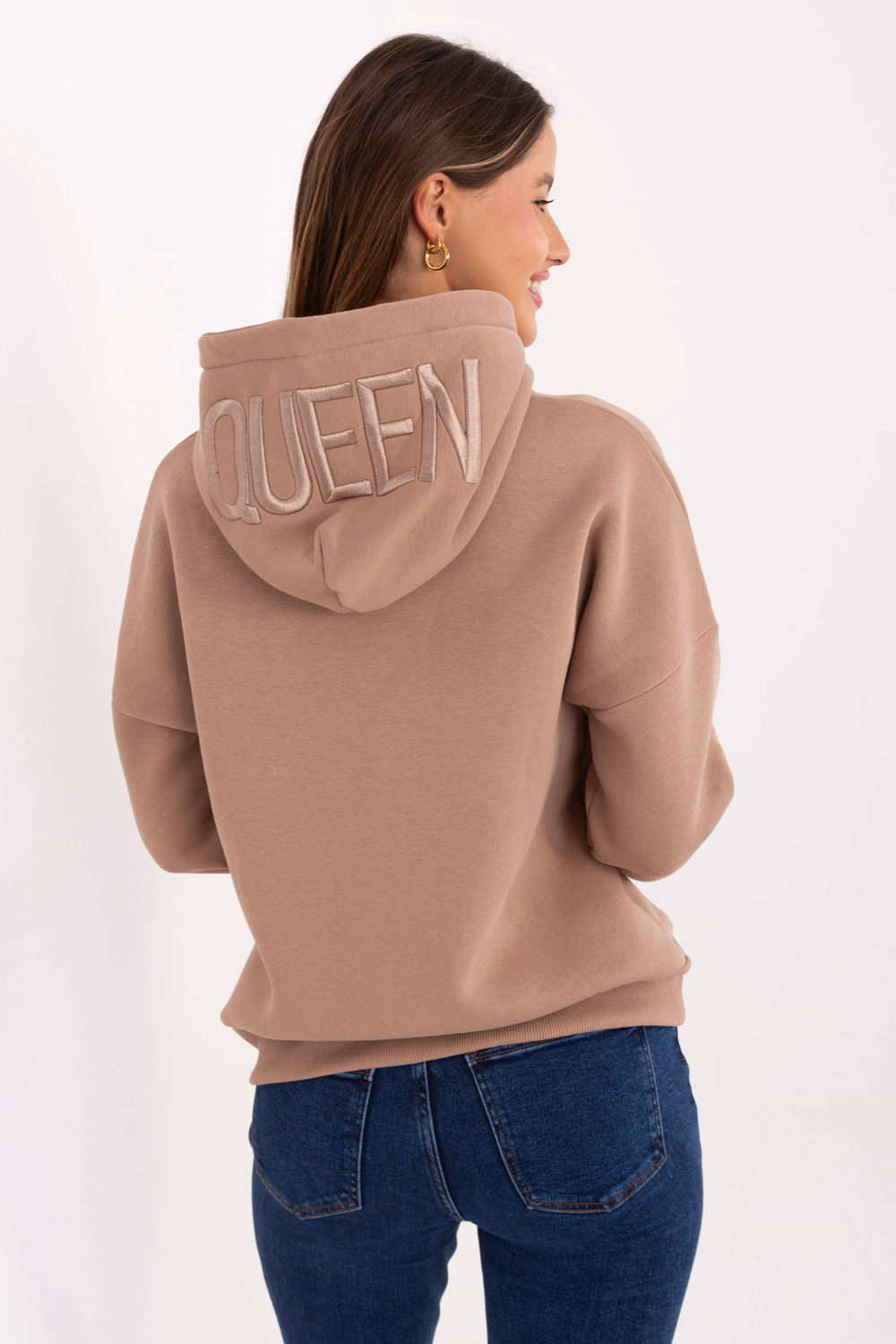 Bluza Damska Model RV-BL-A1006.27 Dark Beige - Relevance220404 - Beżowy - obrazek 3
