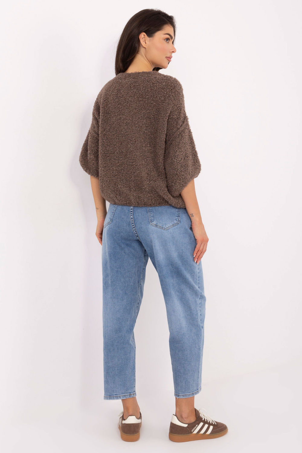 Sweter Damski Model IT-SW-72987.00 Dark Beige - Italy Moda220756 - Beżowy - obrazek 3