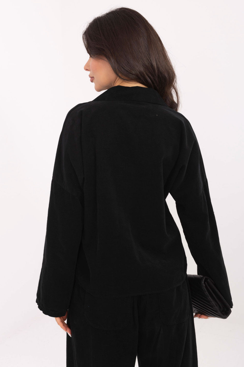 Koszula Damska Model IT-KS-22390.81 Black - Italy Moda220828 - Czarny - obrazek 3
