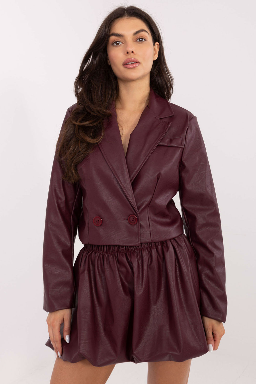 Spódnica Model IT-SD-FL9791.17P Bordo - Italy Moda221081 - Czerwony
