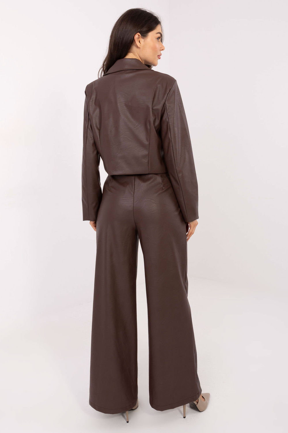 Marynarka Model IT-KR-FL9719.06P Brown - Italy Moda221085 - Brązowy - obrazek 3