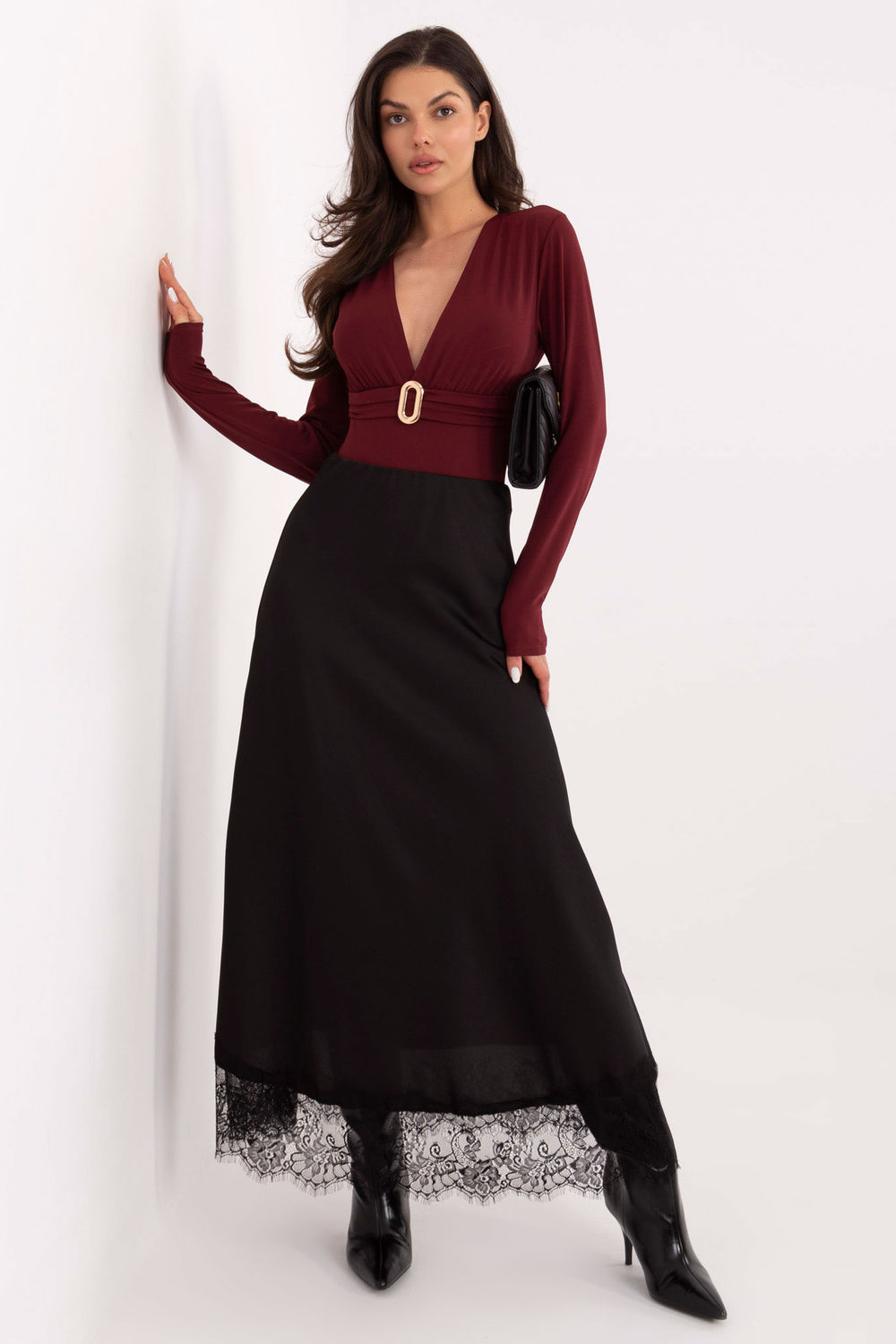 Body Model IT-BO-21811.45 Bordo - Italy Moda221304 - Czerwony - obrazek 2