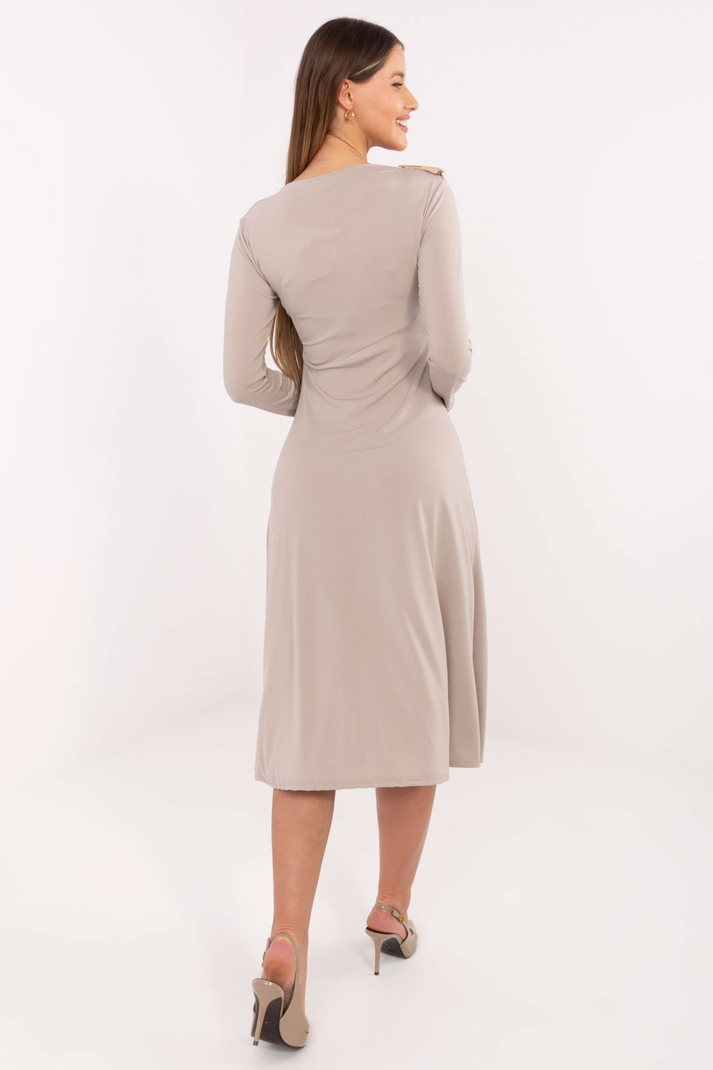 Sukienka Model IT-SK-21900.00 Beige - Italy Moda221312 - Beżowy - obrazek 3