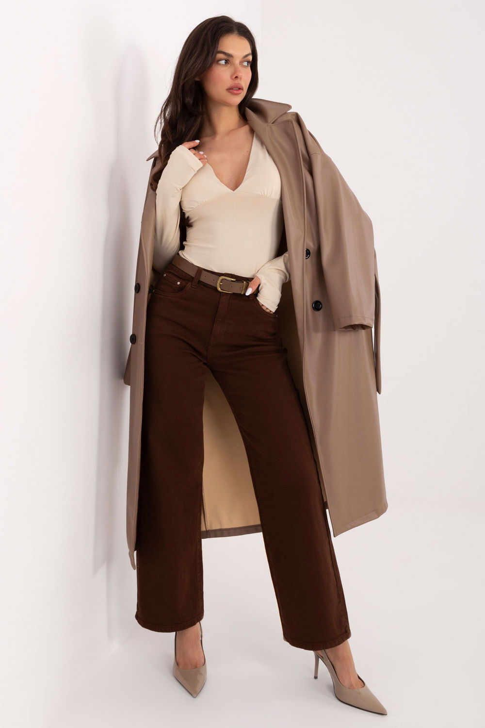 Bluzka Model IT-BZ-21823.97 Beige - Italy Moda221568 - Beżowy - obrazek 3