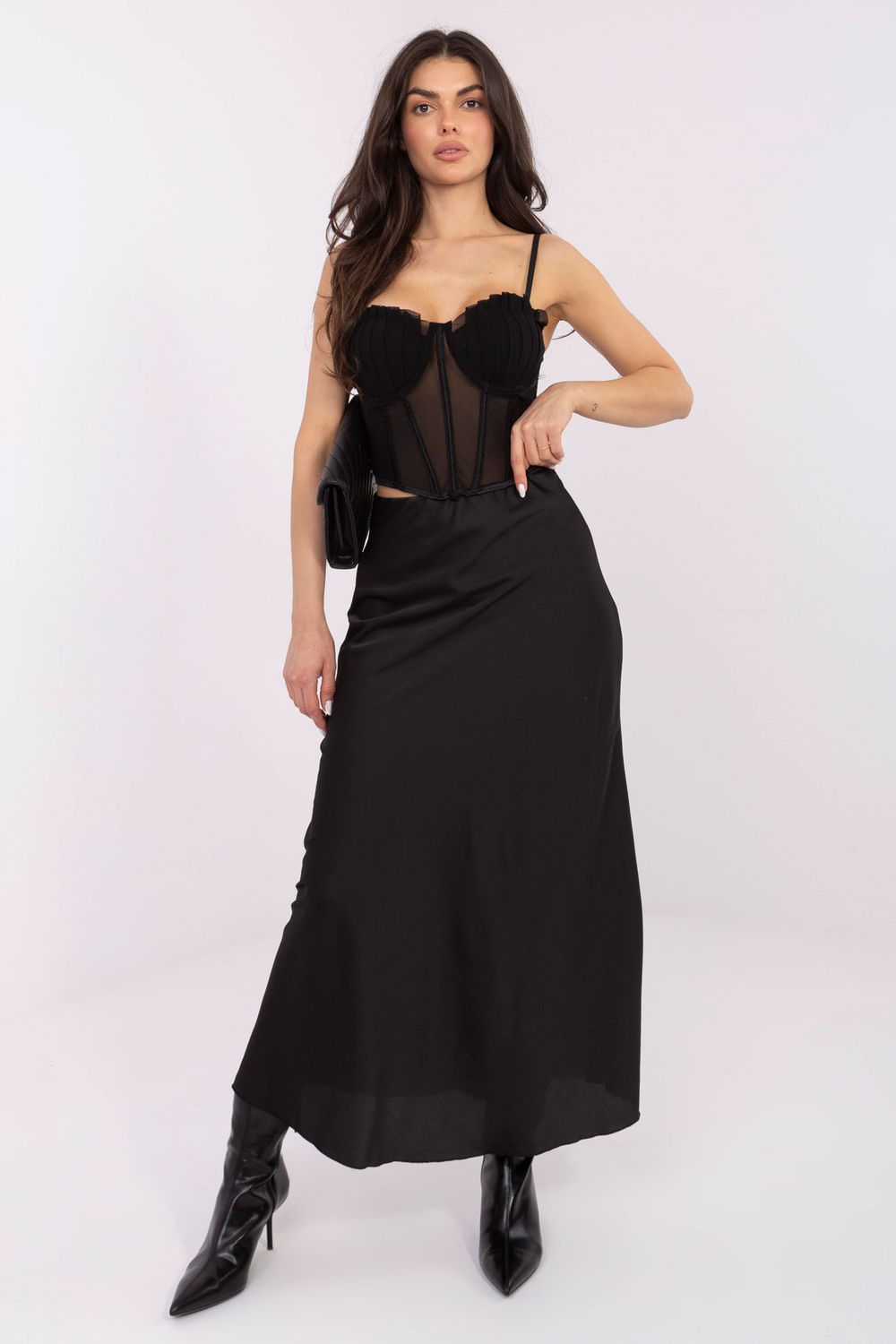 Spódnica Model MI-SD-A2797.33 Black - Italy Moda221598 - Czarny