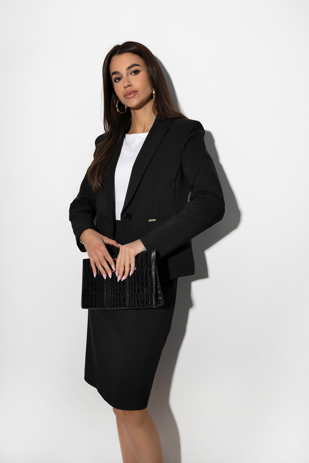 Spódnica Model 12 Black - Cabba221770 - Czarny - obrazek 4