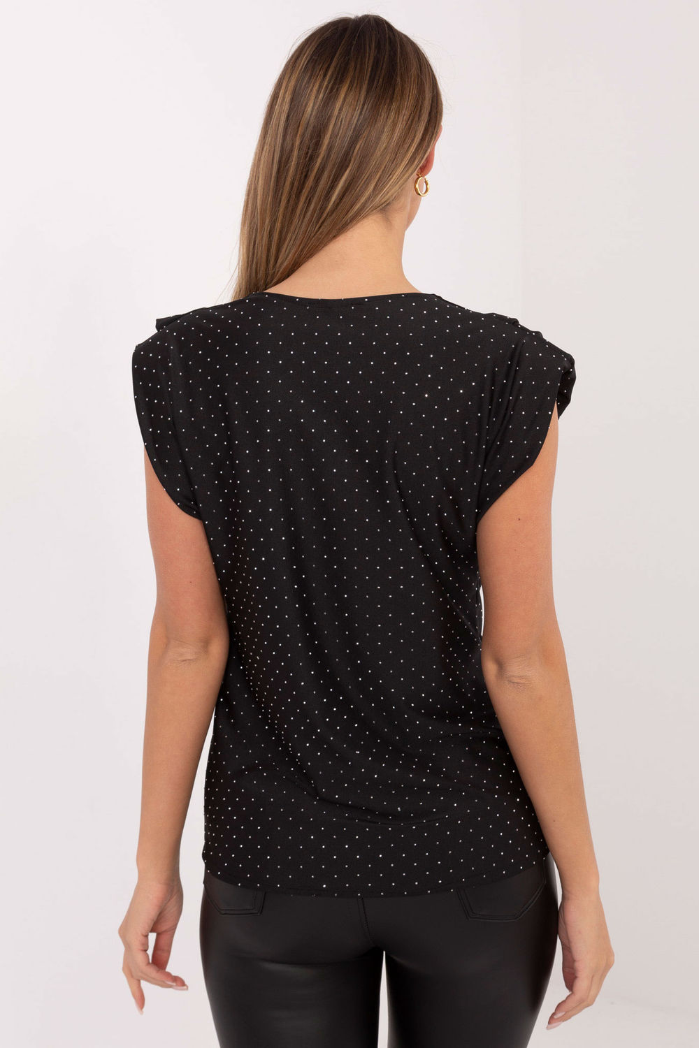 Bluzka Model MI-BZ-61479.35 Black - Italy Moda221995 - Czarny - obrazek 3