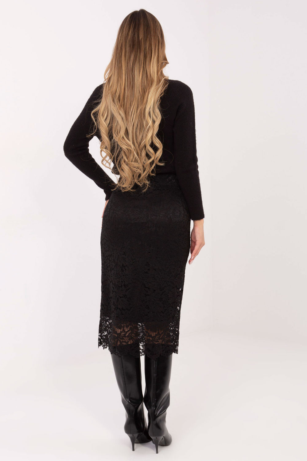 Spódnica Model IT-SD-21852.15 Black - Italy Moda222000 - Czarny - obrazek 3