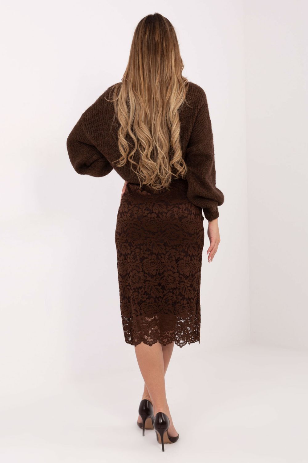 Spódnica Model IT-SD-21852.15 Brown - Italy Moda222002 - Brązowy - obrazek 4