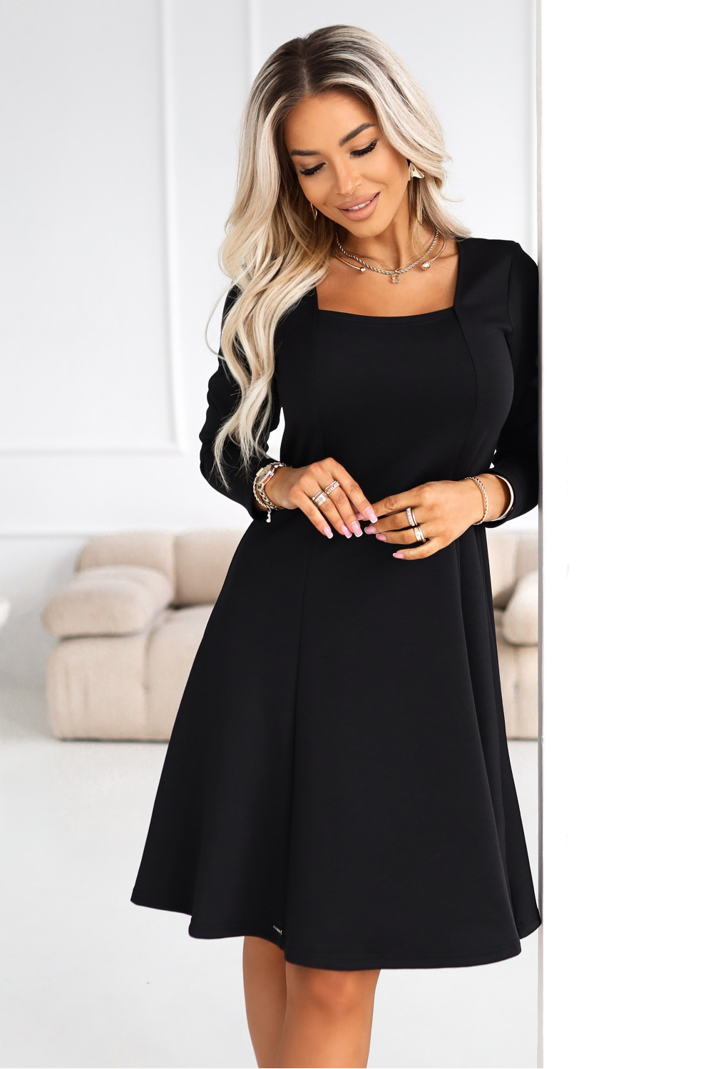 Sukienka Model Ivana 574-3 Black - Numoco222143 - Czarny