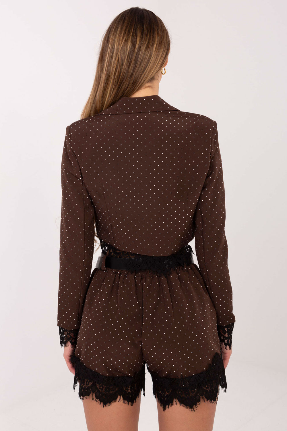Marynarka Model IT-MA-FL9972-1.92 Brown - Italy Moda222174 - Brązowy - obrazek 3