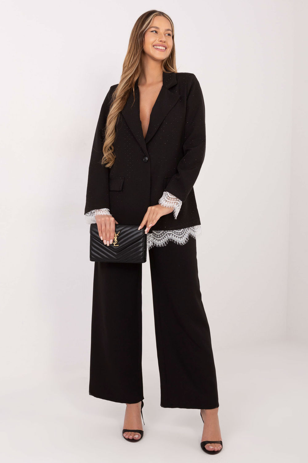 Marynarka Model IT-MA-FL9916-2.12P Black - Italy Moda222182 - Czarny - obrazek 2