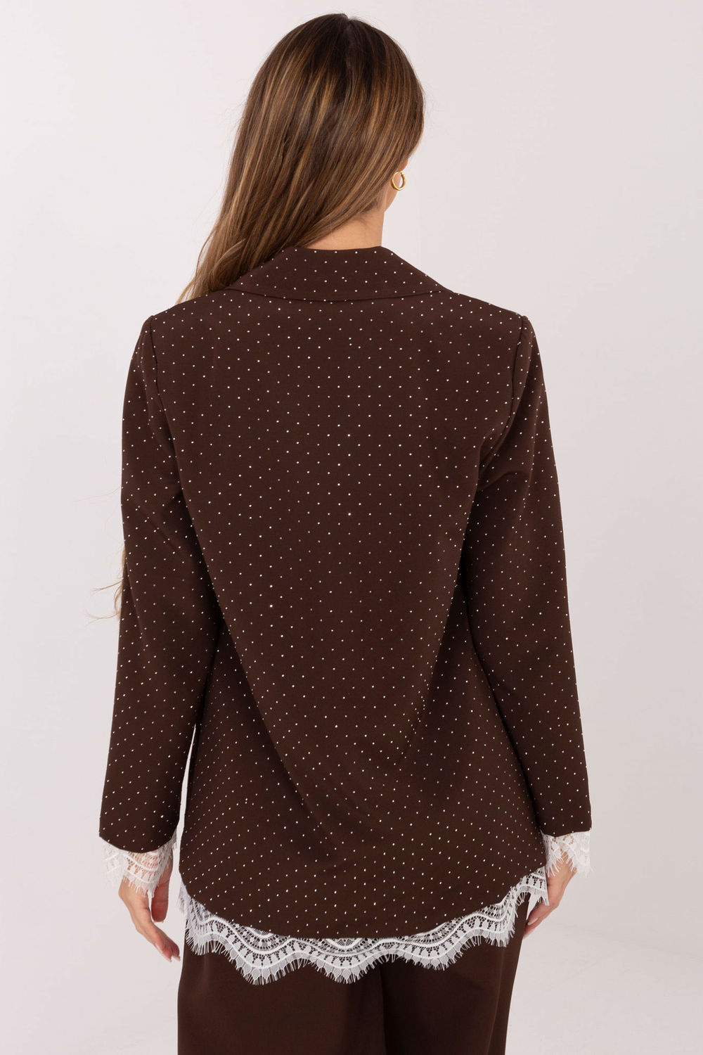 Marynarka Model IT-MA-FL9916-2.12P Brown - Italy Moda222183 - Brązowy - obrazek 4