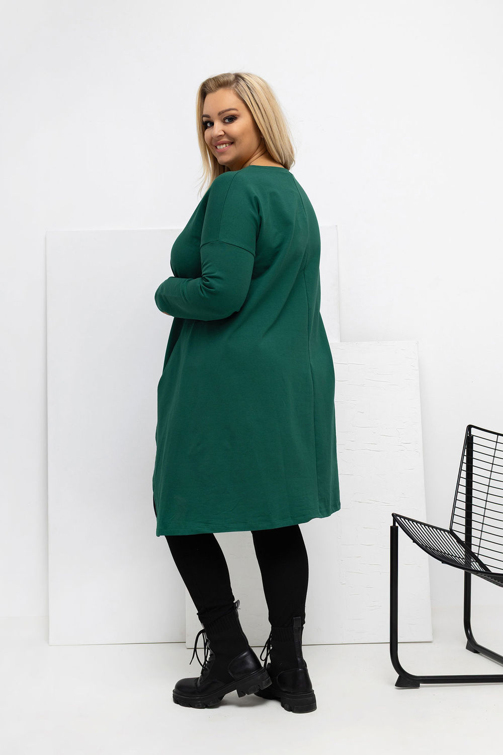 Tunika Model RV-TU-5042.09X Dark Green - Relevance222406 - Zielony - obrazek 3