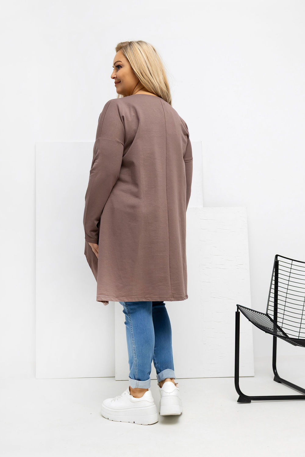 Tunika Model RV-TU-5042.09X Light Brown - Relevance222407 - Brązowy - obrazek 3