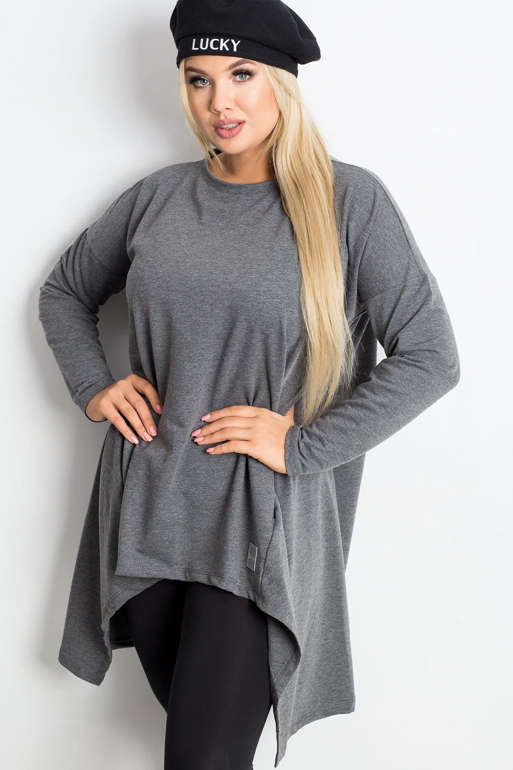 Tunika Model RV-TU-5042.09X Dark Grey - Relevance222410 - Szary