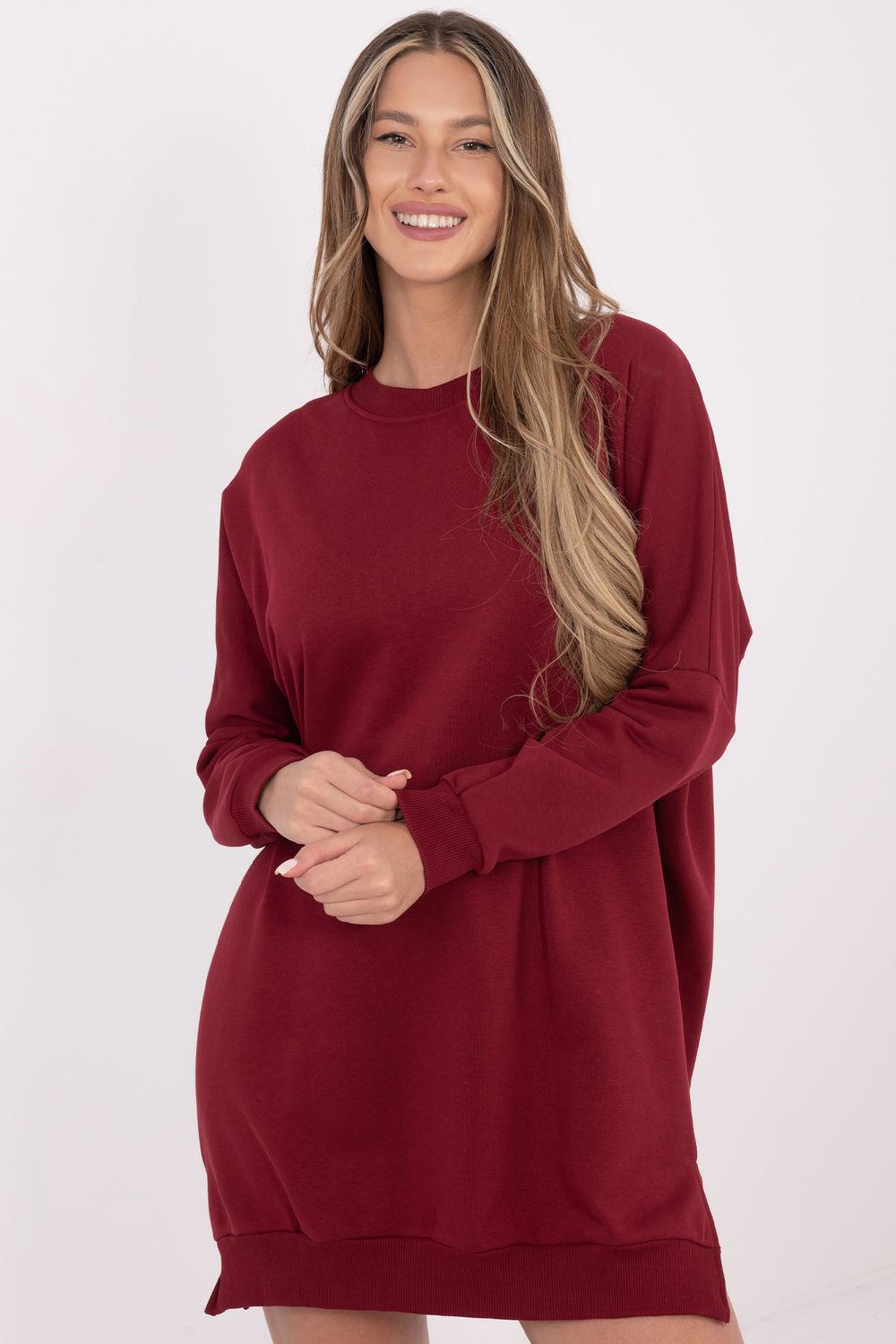 Sukienka Model RV-SK-6019.67 Bordo - Relevance222414 - Czerwony