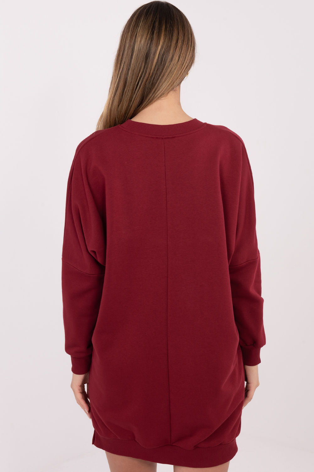 Sukienka Model RV-SK-6019.67 Bordo - Relevance222414 - Czerwony - obrazek 3