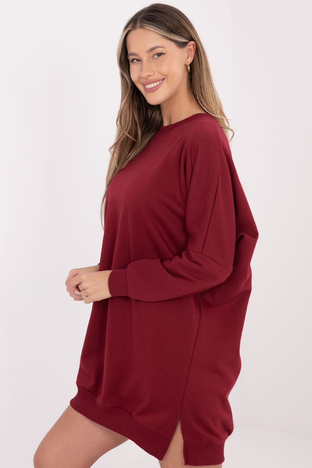 Sukienka Model RV-SK-6019.67 Bordo - Relevance222414 - Czerwony - obrazek 4
