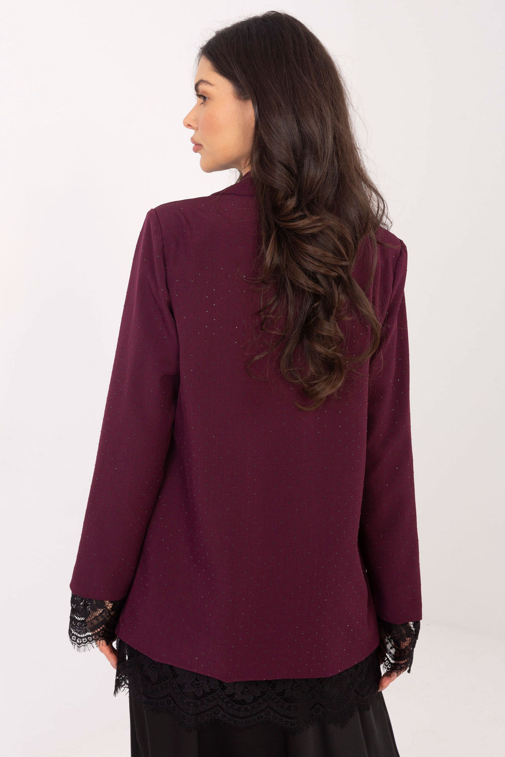 Marynarka Model IT-MA-FL9916-1.07P Dark Red - Italy Moda222586 - Czerwony - obrazek 3