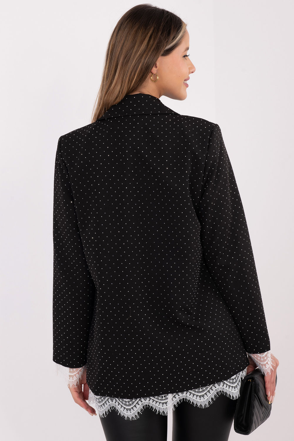 Marynarka Model IT-MA-FL9916-2.12P Black/Silver - Italy Moda222588 - Czarny - obrazek 3