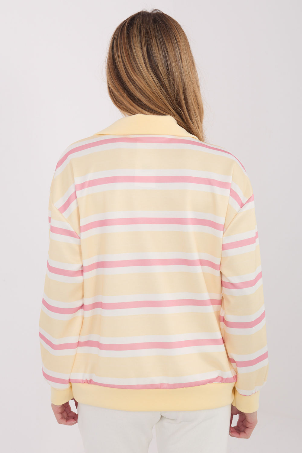 Bluza Damska Model IT-BZ-9981-1.08 Light Yellow - Italy Moda222747 - Żółty - obrazek 3
