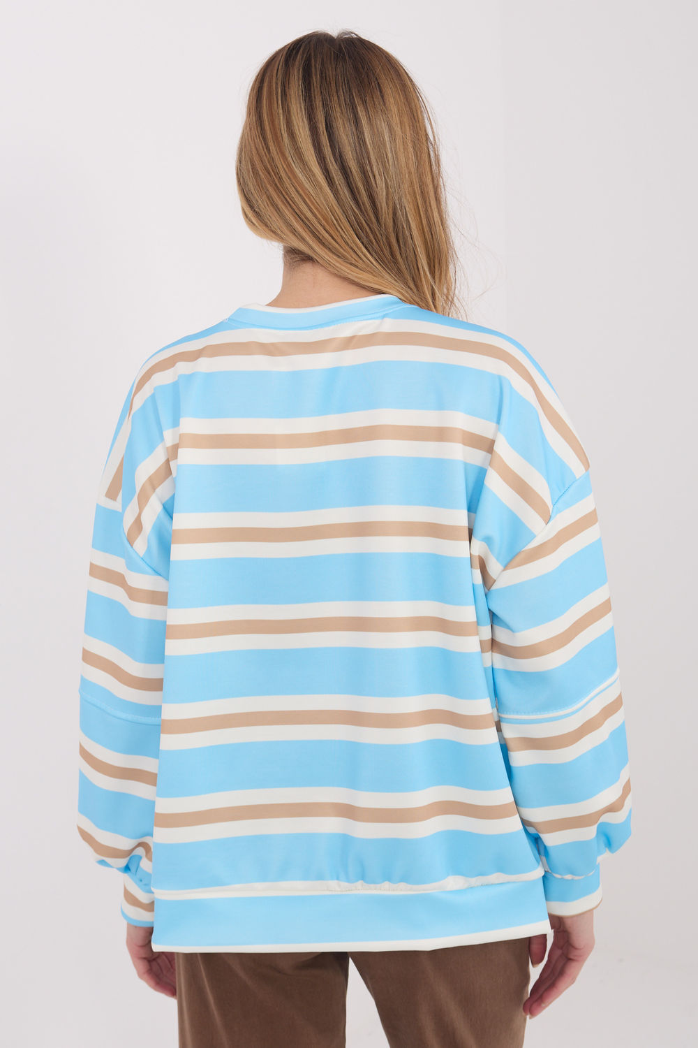 Bluza Damska Model IT-BL-9780-1.48 Light Blue - Italy Moda222763 - Niebieski - obrazek 3