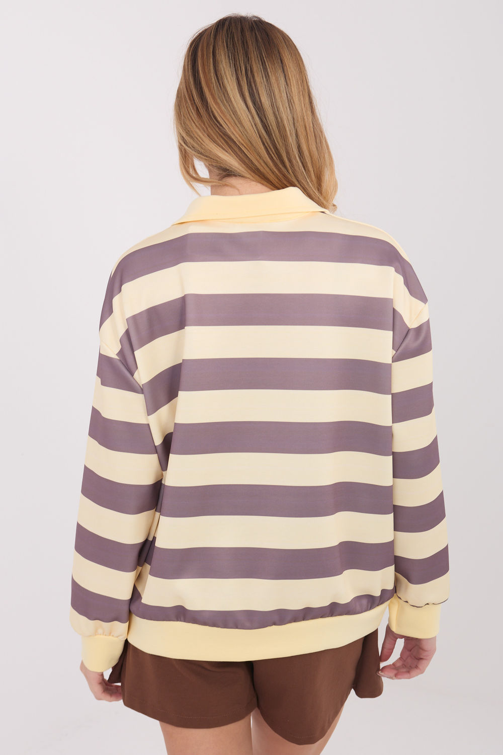 Bluza Damska Model IT-BZ-9980.16 Light Yellow - Italy Moda222772 - Żółty - obrazek 3