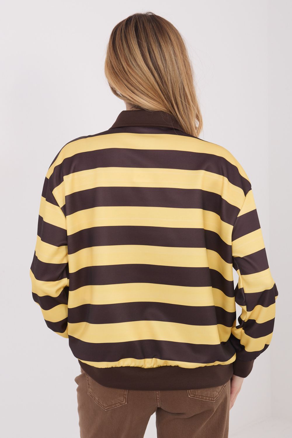 Bluza Damska Model IT-BZ-9980.16 Yellow - Italy Moda222775 - Żółty - obrazek 4