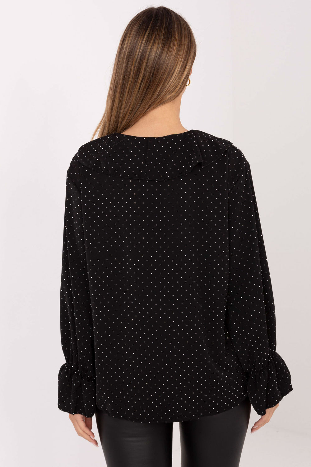 Bluzka Model MI-BZ-92353.33 Black - Italy Moda222943 - Czarny - obrazek 3